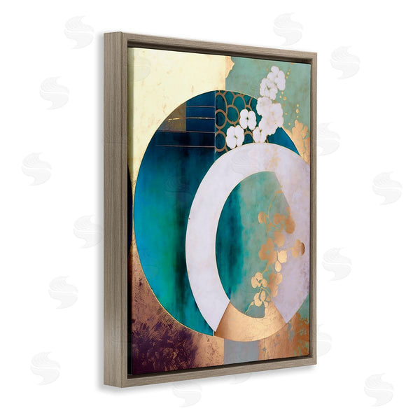Stupell Industries Ray Powers | Asian Moon Abstraction