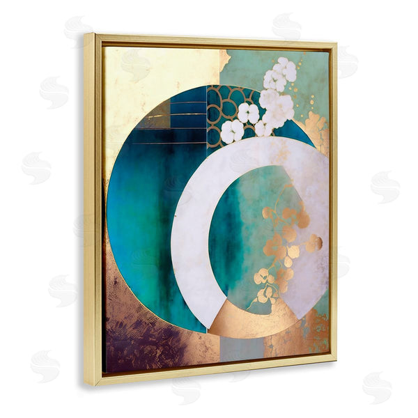 Stupell Industries Ray Powers | Asian Moon Abstraction