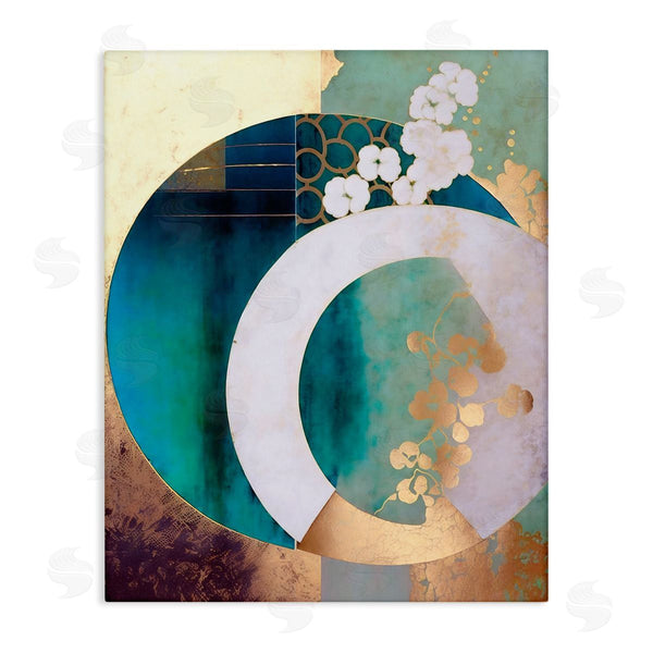 stupell industries Ray Powers | Asian Moon Abstraction