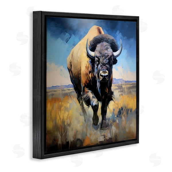 Stupell Industries Ray Powers | Bison In Country Field