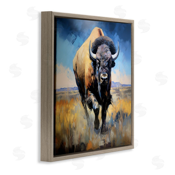 Stupell Industries Ray Powers | Bison In Country Field