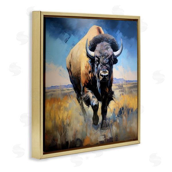 Stupell Industries Ray Powers | Bison In Country Field