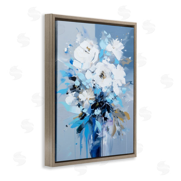 Stupell Industries Ray Powers | Flower With Modern Drip