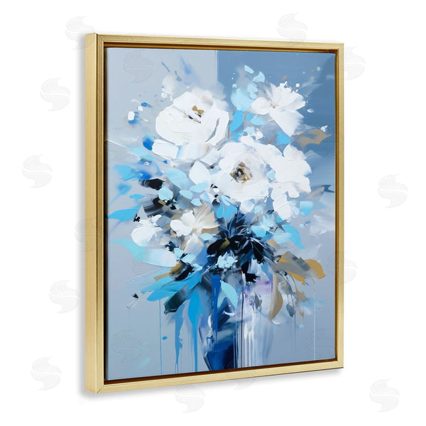 Stupell Industries Ray Powers | Flower With Modern Drip