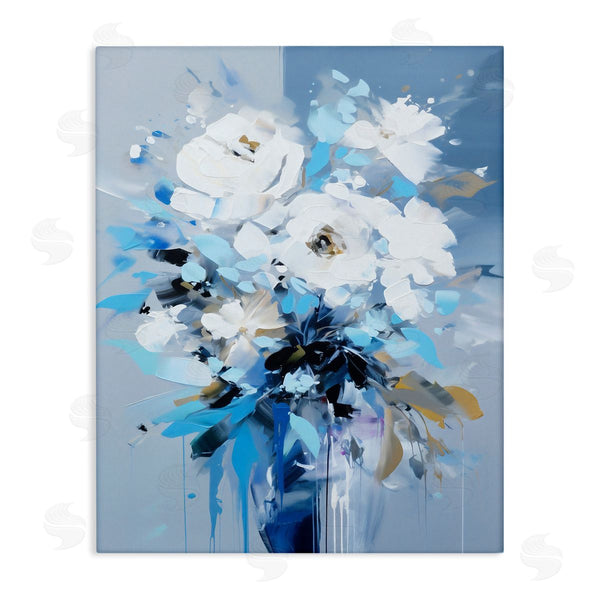 stupell industries Ray Powers | Flower with Modern Drip