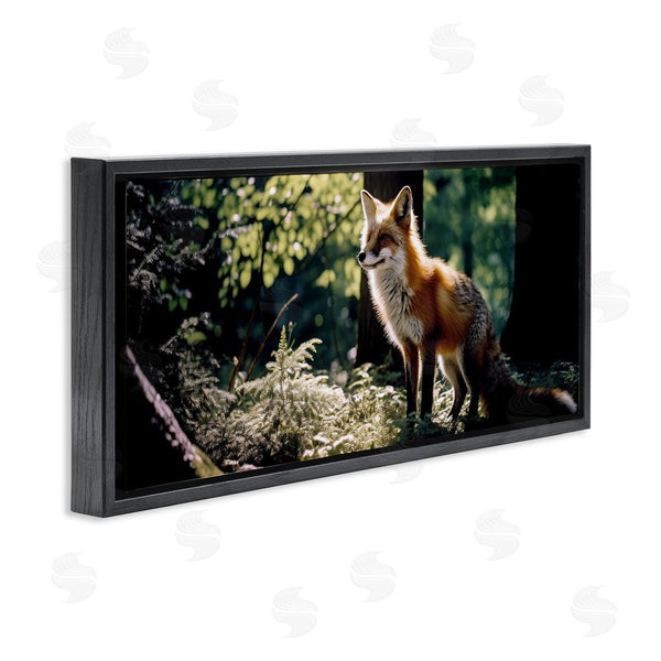 Stupell Industries Ray Powers | Fox In Sunlit Forest Wall Art