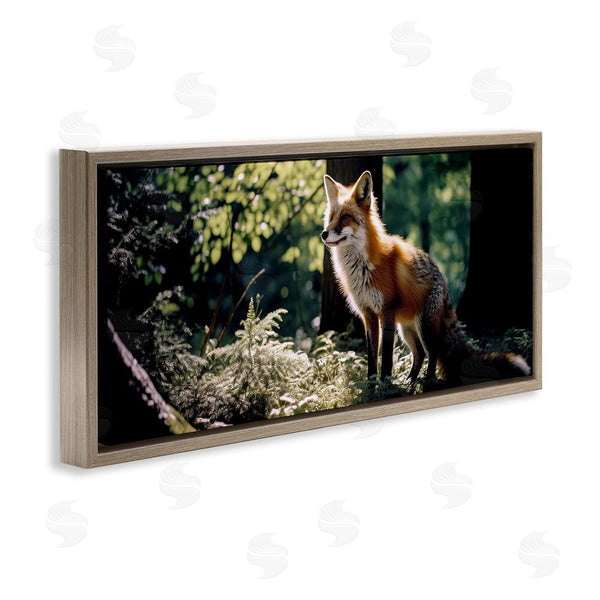 Stupell Industries Ray Powers | Fox In Sunlit Forest Wall Art