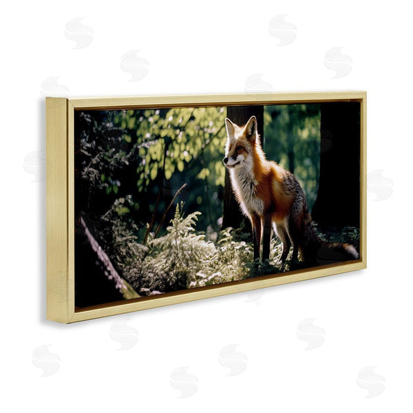 Stupell Industries Ray Powers | Fox In Sunlit Forest Wall Art