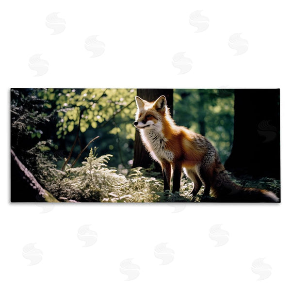 stupell industries Ray Powers | Fox in Sunlit Forest Wall Art