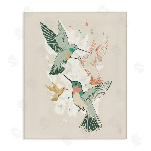 stupell industries Ray Powers | Hummingbirds on Beige