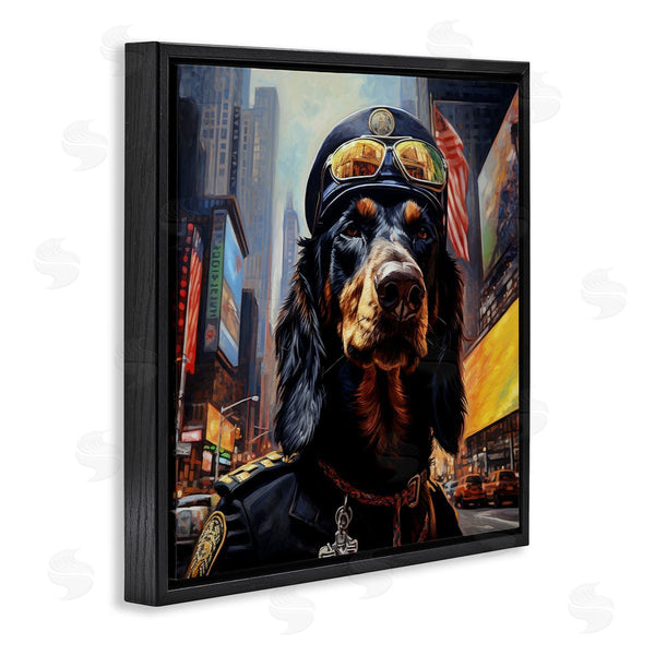 Stupell Industries Ray Powers | Military Dog Portrait