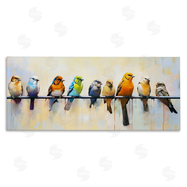 stupell industries Ray Powers | Modern Birds Perched Wall Art