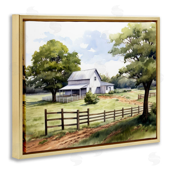 Stupell Industries Ray Powers | Rural Cottage Painting