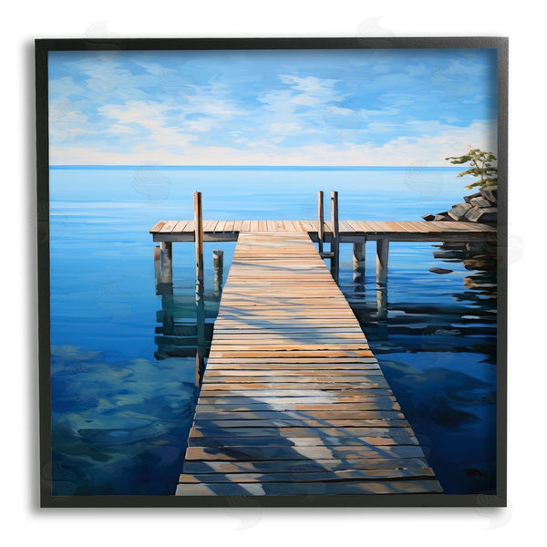 Stupell Industries Ray Powers | Seaside Dock Boardwalk