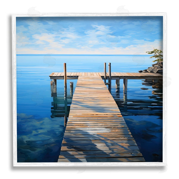 Stupell Industries Ray Powers | Seaside Dock Boardwalk