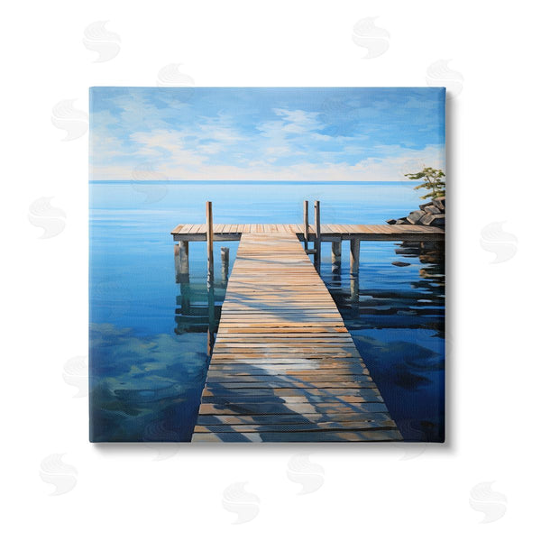 stupell industries Ray Powers | Seaside Dock Boardwalk