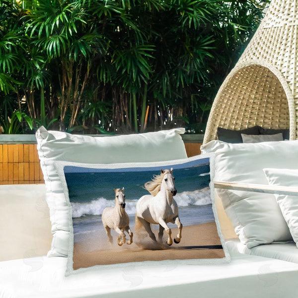 Stupell Industries Ray Powers | Seaside Galloping Horses