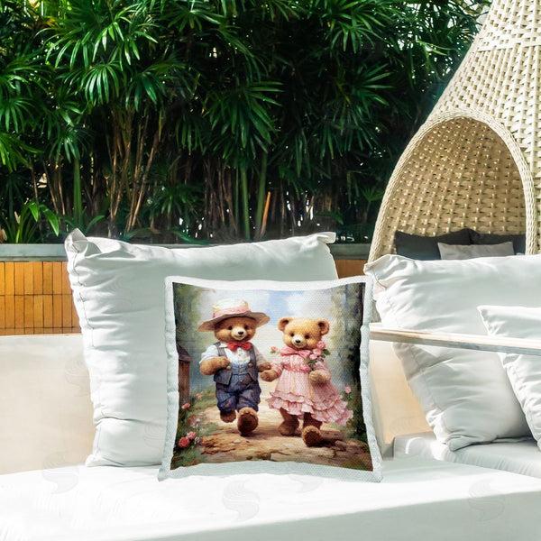 Stupell Industries Ray Powers | Traditional Bear Friends Printed Throw Pillow