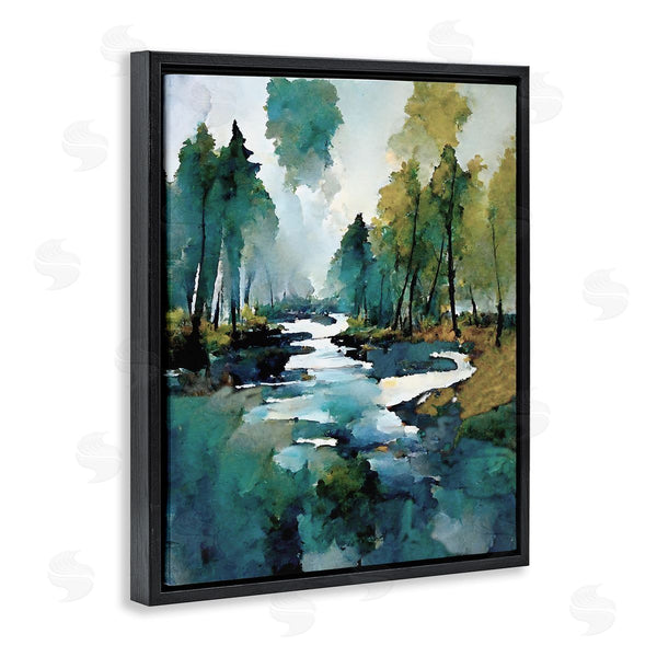 Stupell Industries Ray Powers | Woodland Creek Painting Wall Art