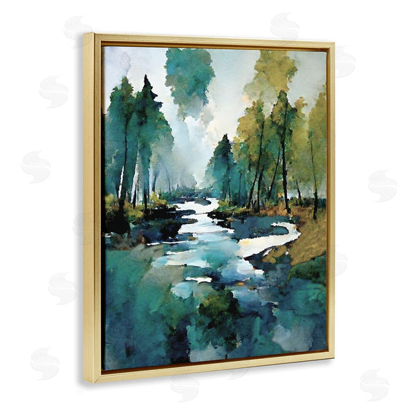 Stupell Industries Ray Powers | Woodland Creek Painting Wall Art