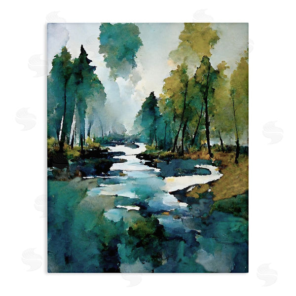 stupell industries Ray Powers | Woodland Creek Painting Wall Art