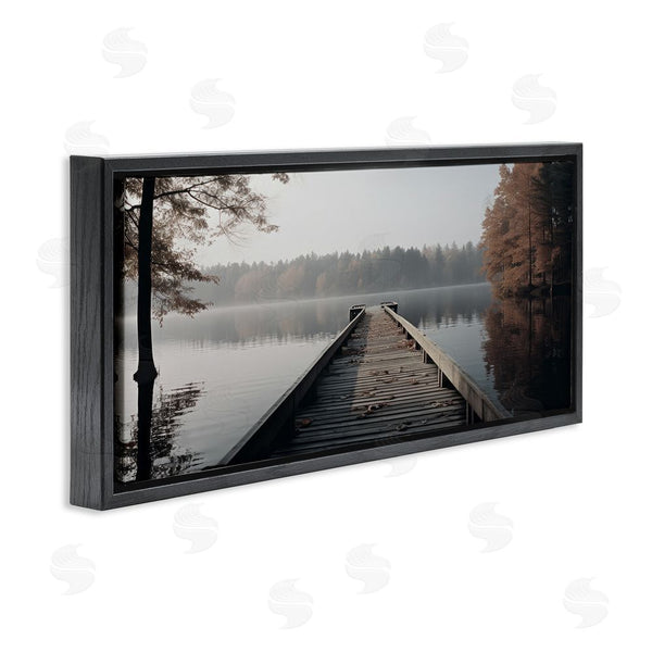 Stupell Industries Ray Powers | Woodland Lake Dock Wall Art