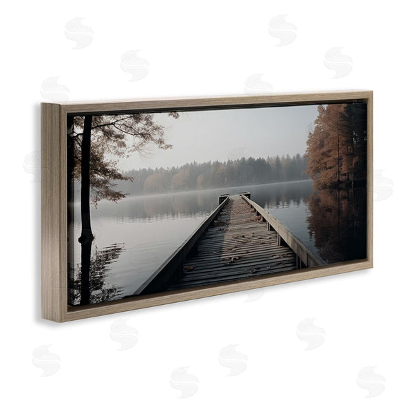 Stupell Industries Ray Powers | Woodland Lake Dock Wall Art