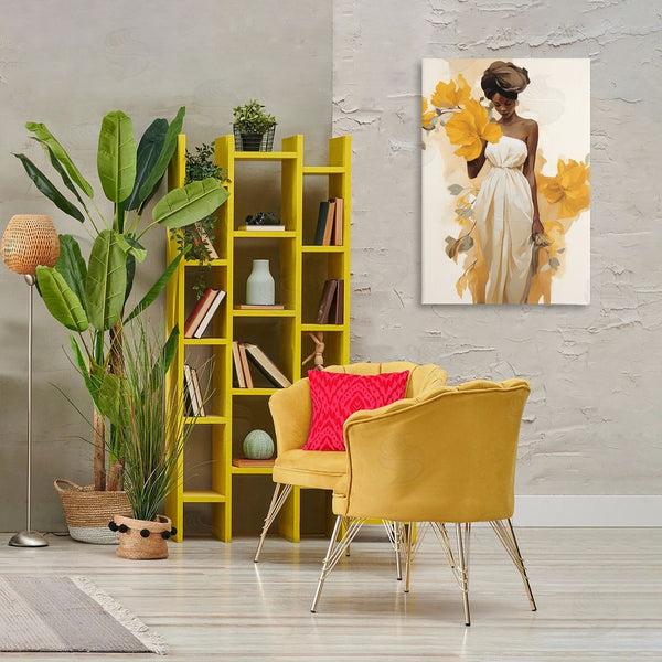 Stupell Industries Raymond Powers | Elegant Floral Woman Wall Art