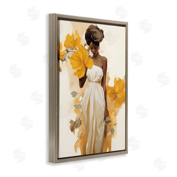 Stupell Industries Raymond Powers | Elegant Floral Woman Wall Art