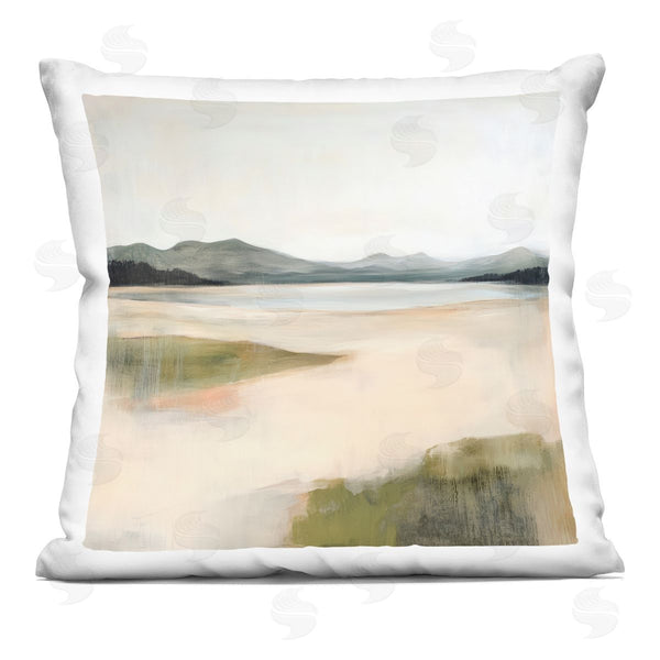 stupell industries Raymond Powers | High Mountain Lake Printed Throw Pillow