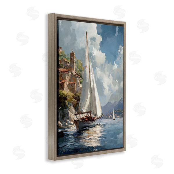 Stupell Industries Raymond Powers | Maritime Harbor Sailboat