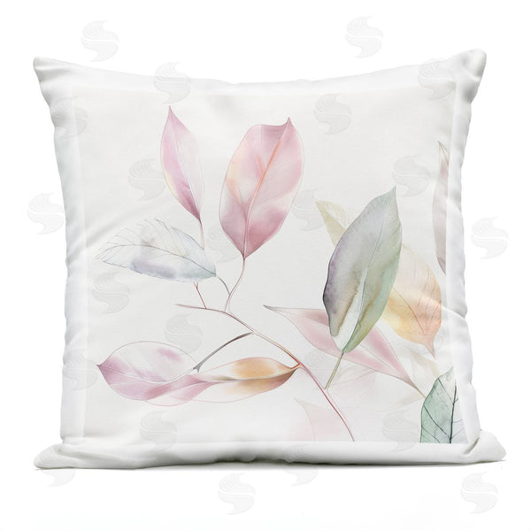 Stupell Industries Raymond Powers | Pastel Light Leaves Printed Throw Pillow