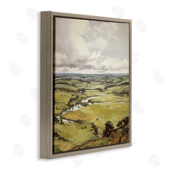 Stupell Industries Raymond Powers | Rural Tributaries Overlook