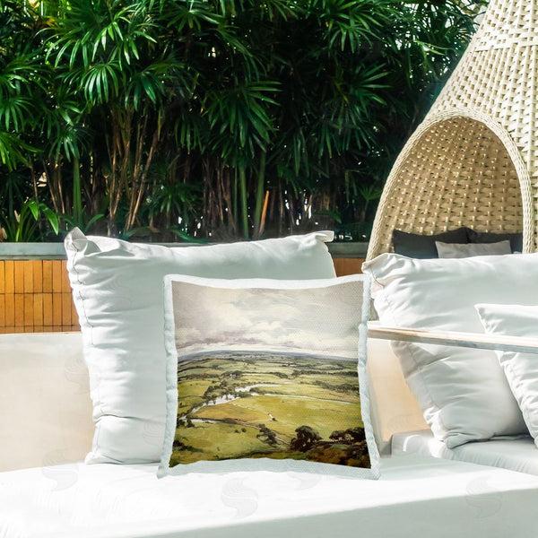 Stupell Industries Raymond Powers | Rural Tributaries Overlook Printed Throw Pillow