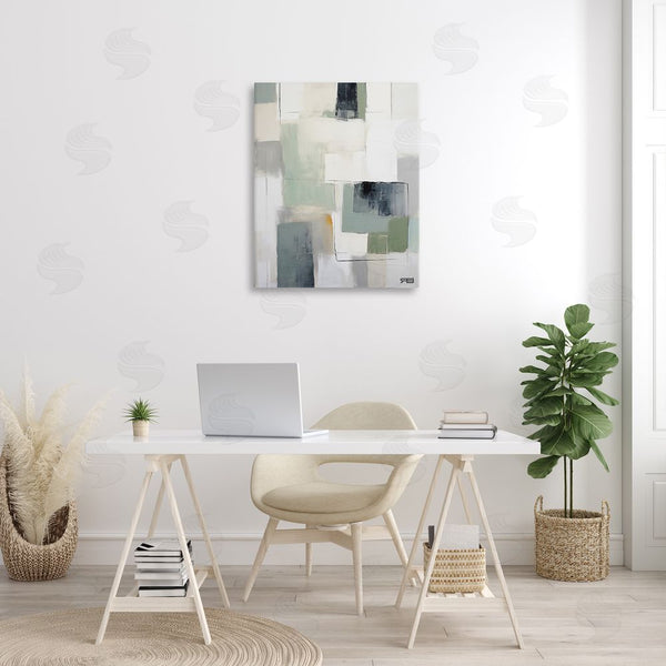Stupell Industries RB | Abstract Grey Shapes Wall Art