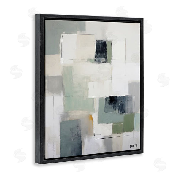 Stupell Industries RB | Abstract Grey Shapes Wall Art