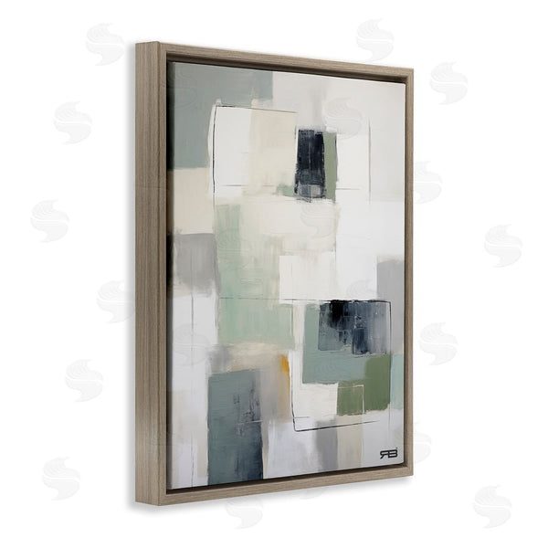 Stupell Industries RB | Abstract Grey Shapes Wall Art
