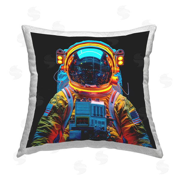 Stupell Industries RB | Astronaut With Reflective Helmet Printed Throw Pillow