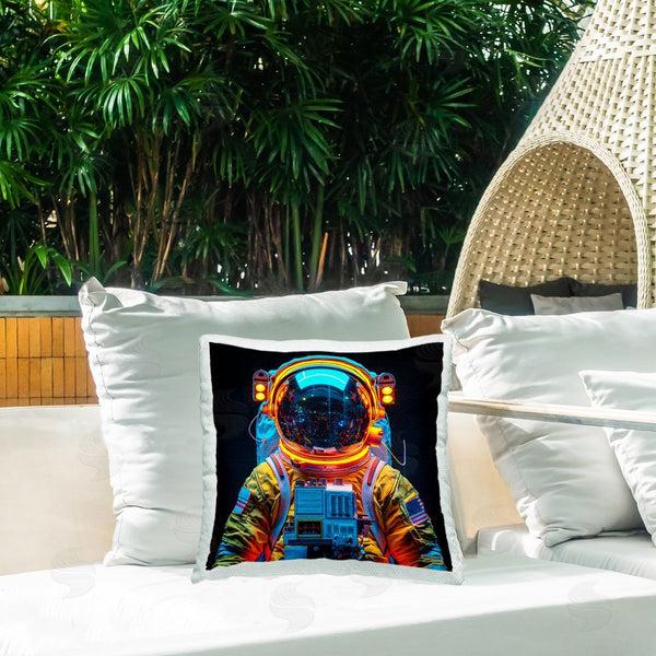 Stupell Industries RB | Astronaut With Reflective Helmet Printed Throw Pillow