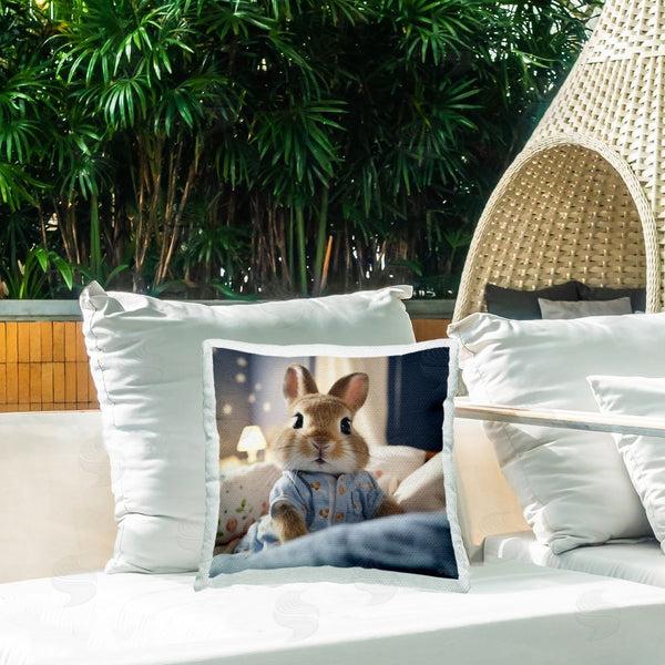 Stupell Industries RB | Baby Bunny In Pajamas Printed Throw Pillow