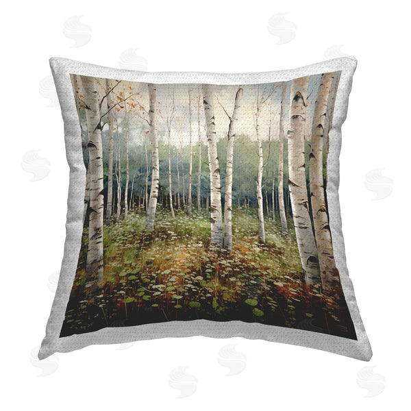 Stupell Industries RB | Birch Forest Grove Printed Throw Pillow