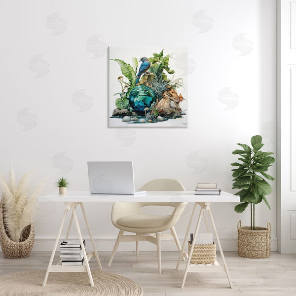 Stupell Industries RB | Bird With Forest Nature Wall Art