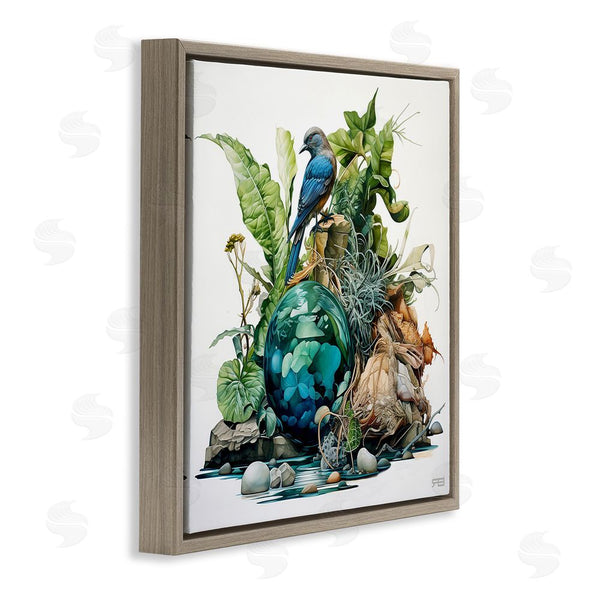 Stupell Industries RB | Bird With Forest Nature Wall Art
