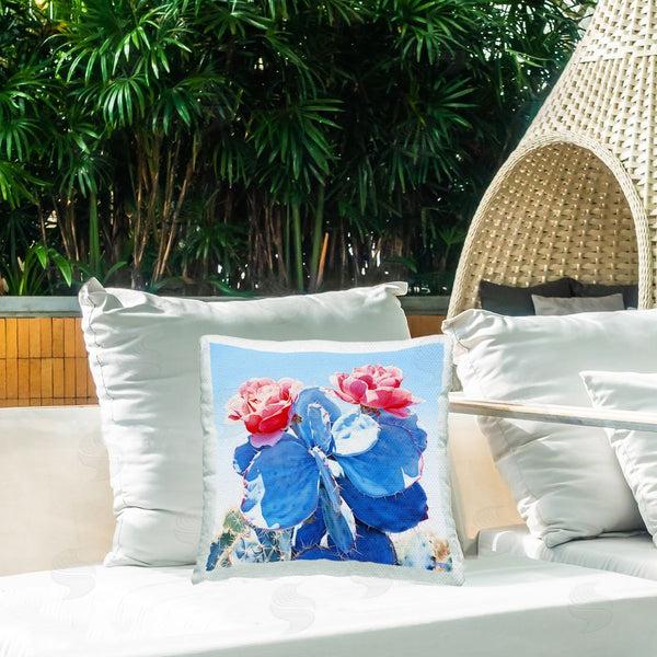 Stupell Industries RB | Blooming Cactus Roses Printed Throw Pillow
