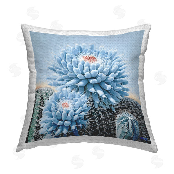 Stupell Industries RB | Blue Cactus Botanicals Printed Throw Pillow