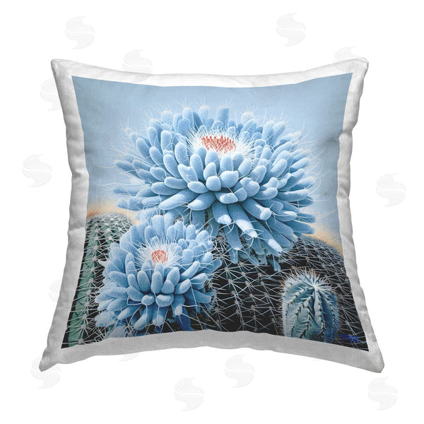 stupell industries RB | Blue Cactus Botanicals Printed Throw Pillow