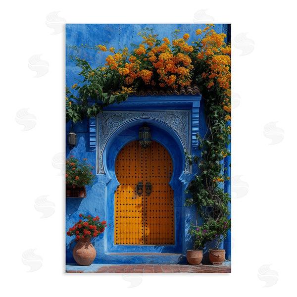 stupell industries RB | Blue & Orange Architecture Wall Art