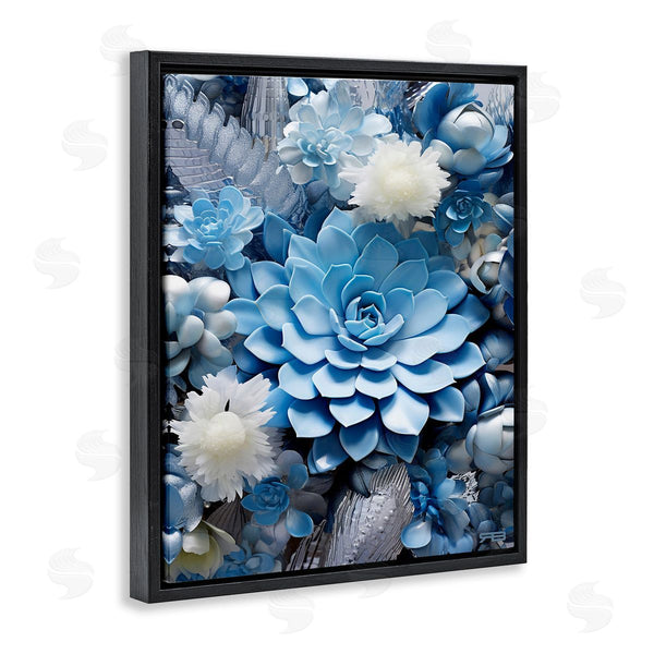 Stupell Industries RB | Blue Varied Succulents Wall Art