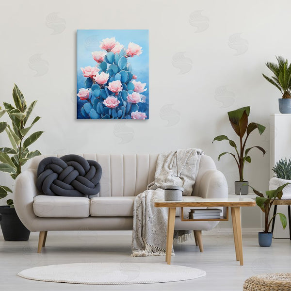 Stupell Industries RB | Cactus & Rose Blossoms Wall Art