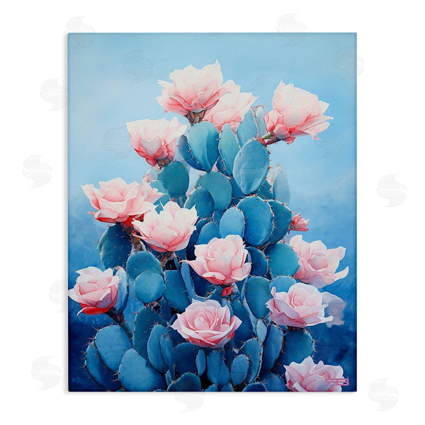 stupell industries RB | Cactus & Rose Blossoms Wall Art